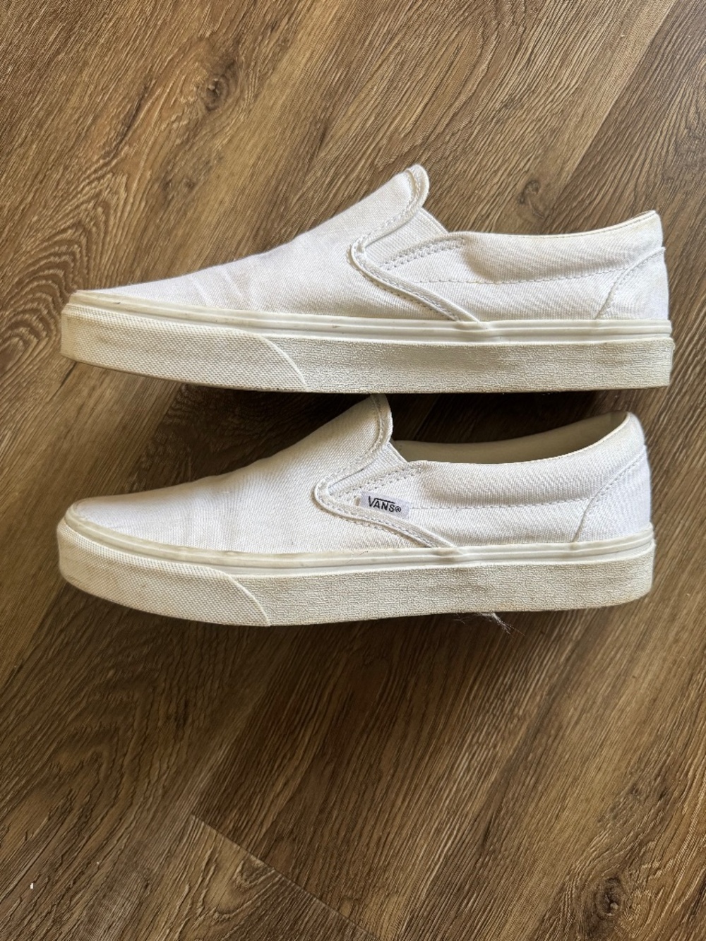 White Vans Slip-ons